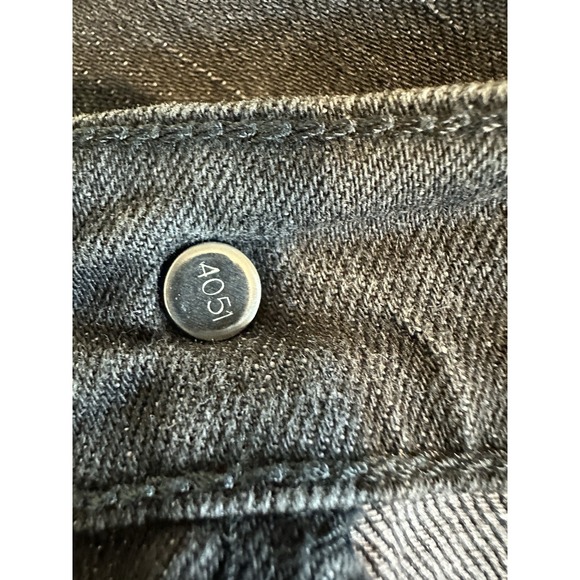 Levi's 505 Jeans Women's size 10 black mid rise Straight Leg stretch classic - Picture 7 of 7